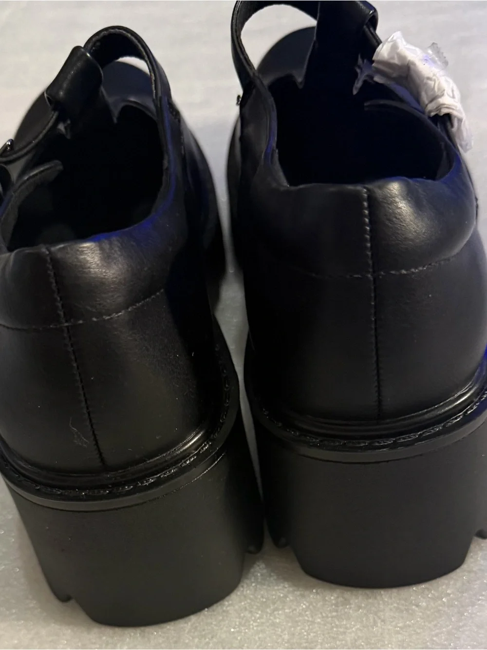 Dream Pairs Black T-Strap Platform Shoes NWOT